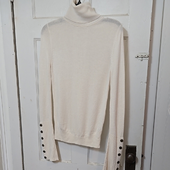 Ramy Brook Sweaters - RAMY BROOK NEW YORK NO SIZE TAG CREAM LONG SLEEVE WOMENS WOOL & CASHMERE BLEND